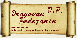 Dragovan Padežanin vizit kartica